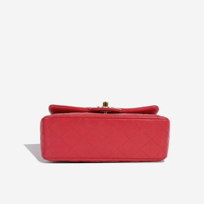 Chanel Classic Flap Lambskin Gold Shoulder Bag Style 55
