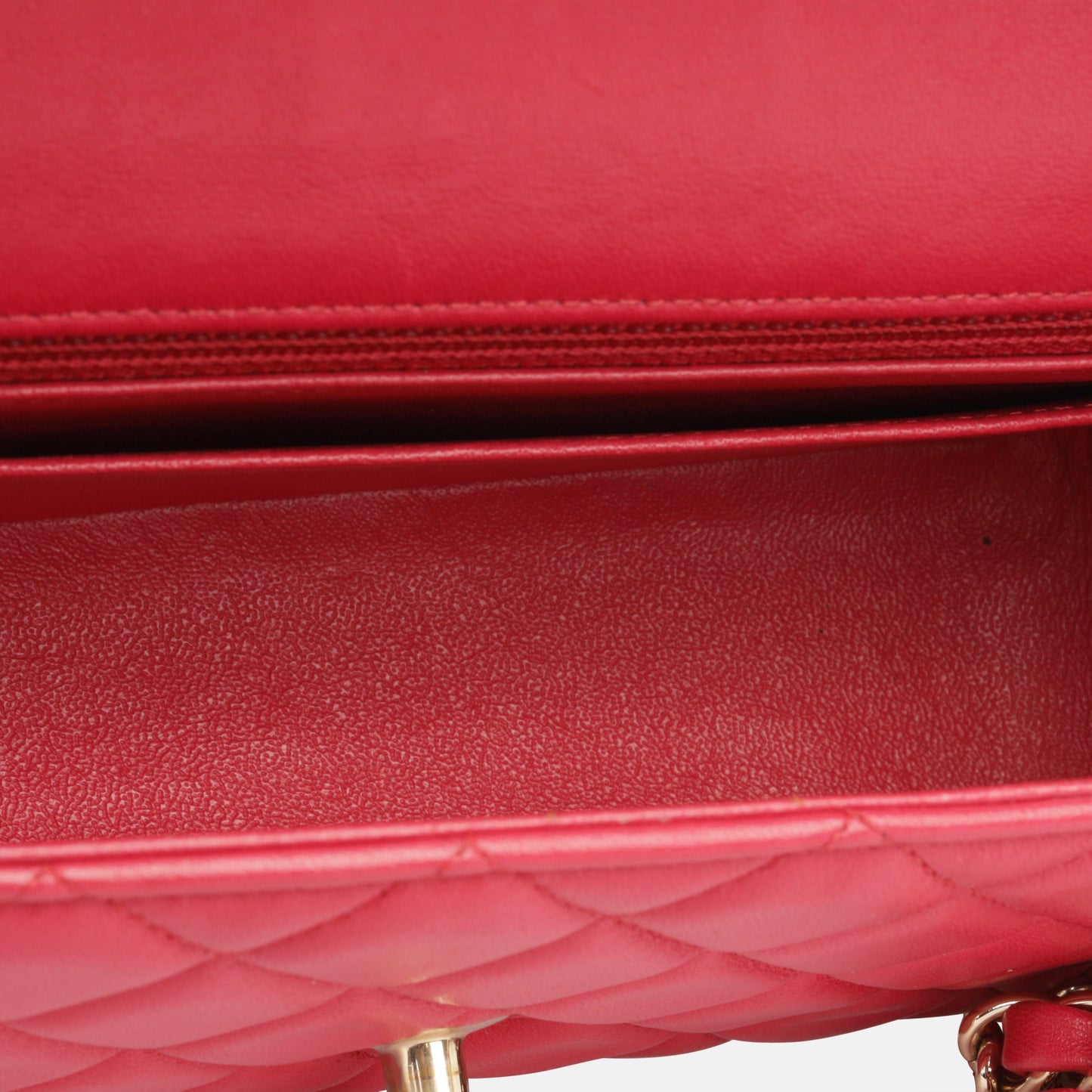 Chanel Classic Flap Lambskin Gold Shoulder Bag Style 55