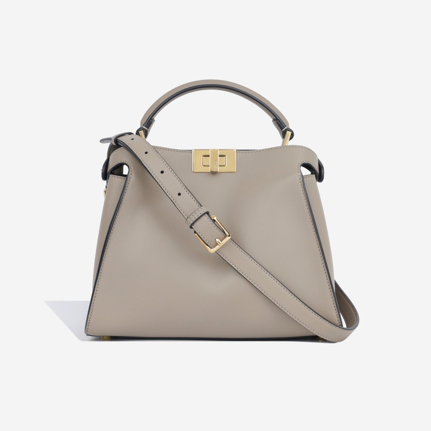 Fendi Peekaboo Calfskin Red Handbag Style 2