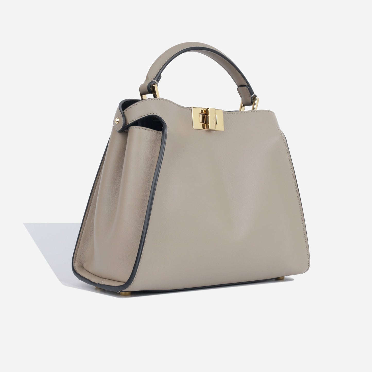 Fendi Peekaboo Calfskin Red Handbag Style 2