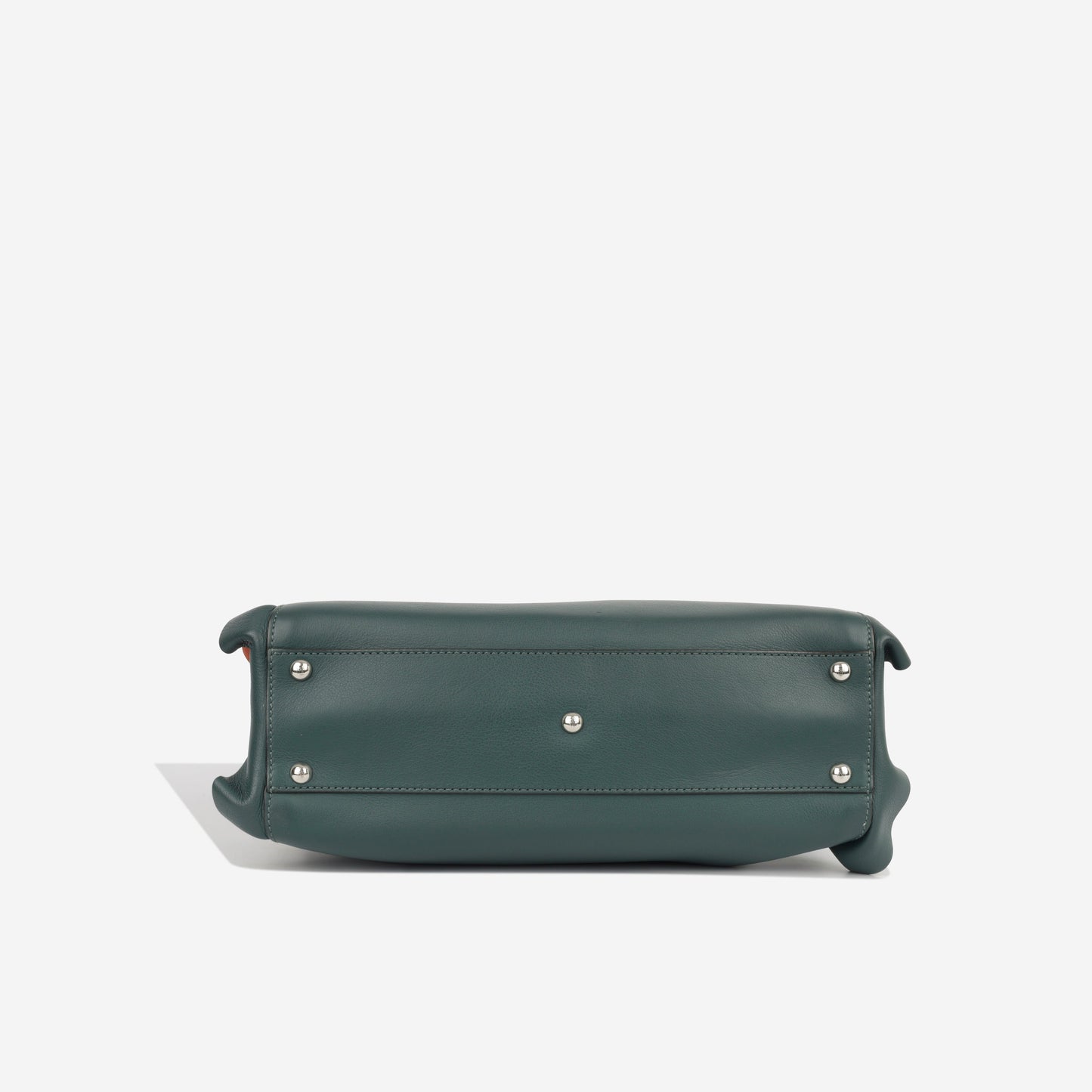 Fendi Peekaboo Calfskin Red Handbag Calfskin