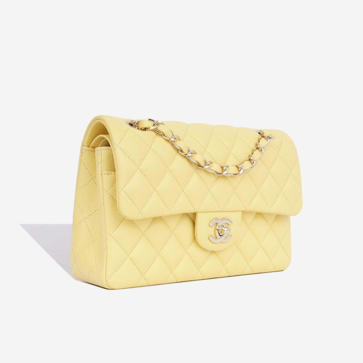 Chanel Classic Flap Caviar Gold Shoulder Bag Style 29