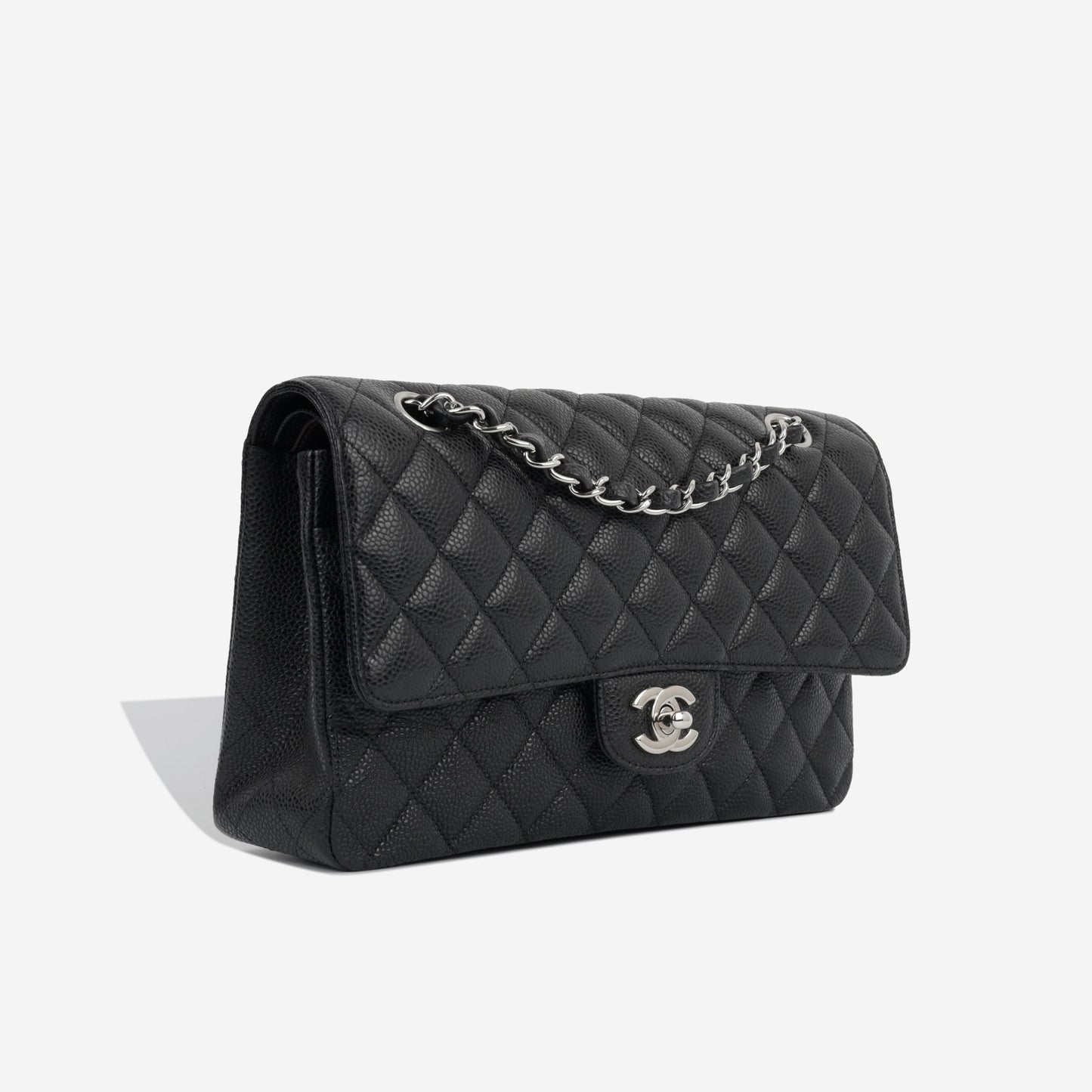 Chanel Classic Flap Caviar Black Shoulder Bag Style 69