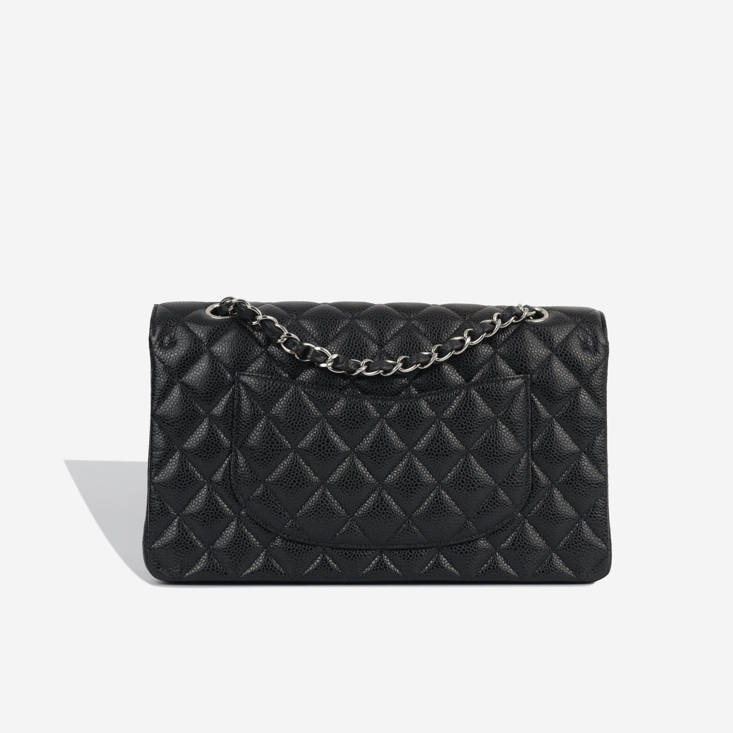 Chanel Classic Flap Caviar Black Shoulder Bag Style 75