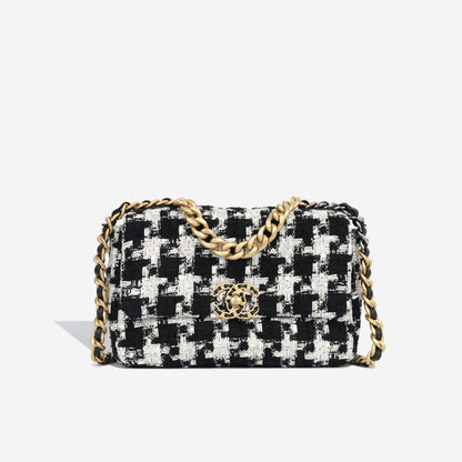 Chanel Chanel 19 Tweed Black Shoulder Bag Style 3