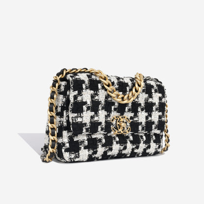 Chanel Chanel 19 Tweed Black Shoulder Bag Style 3