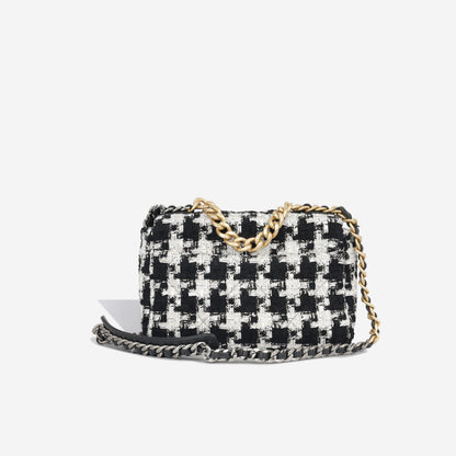 Chanel Chanel 19 Tweed Black Shoulder Bag Style 3