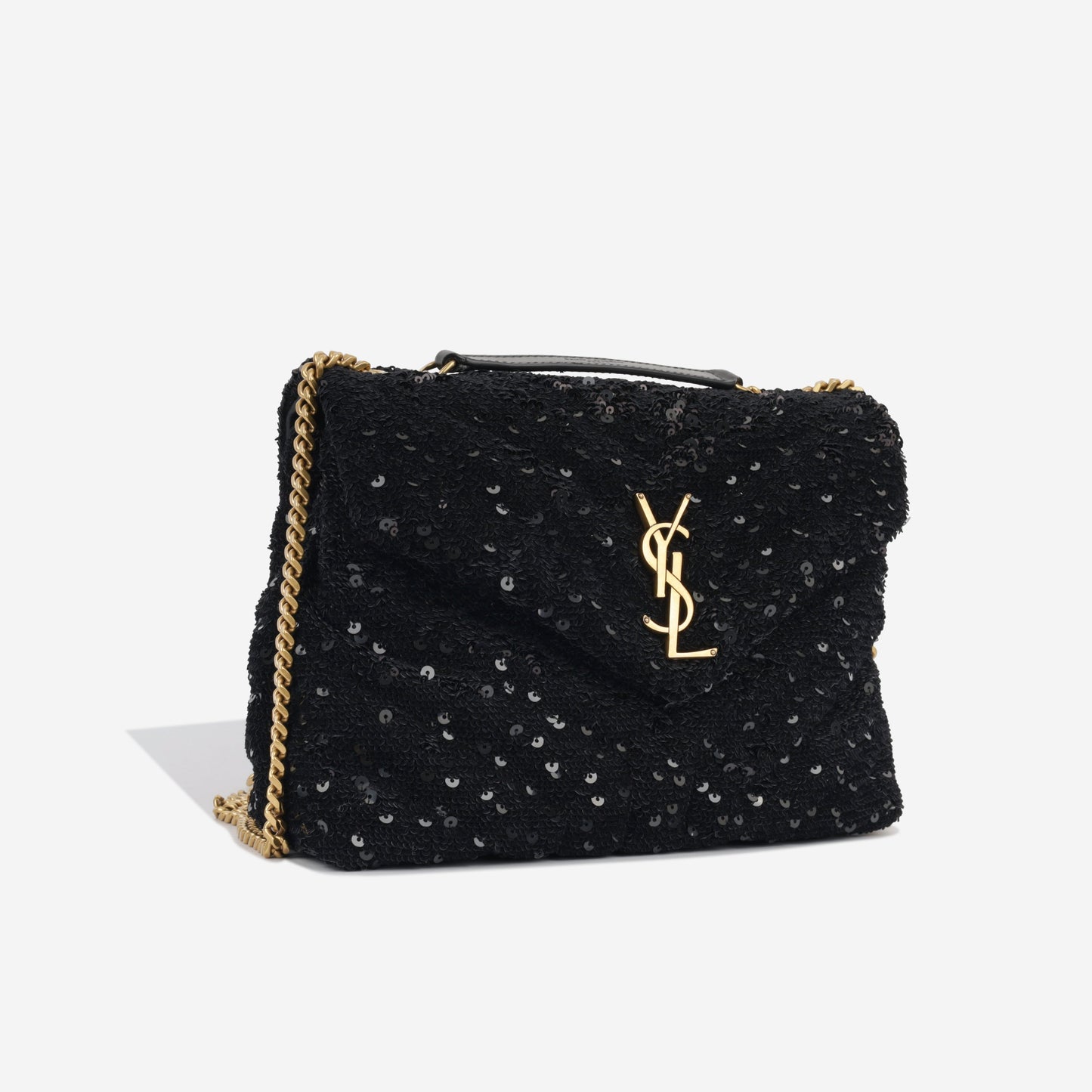 Saint Laurent Loulou Black Shoulder Bag Black