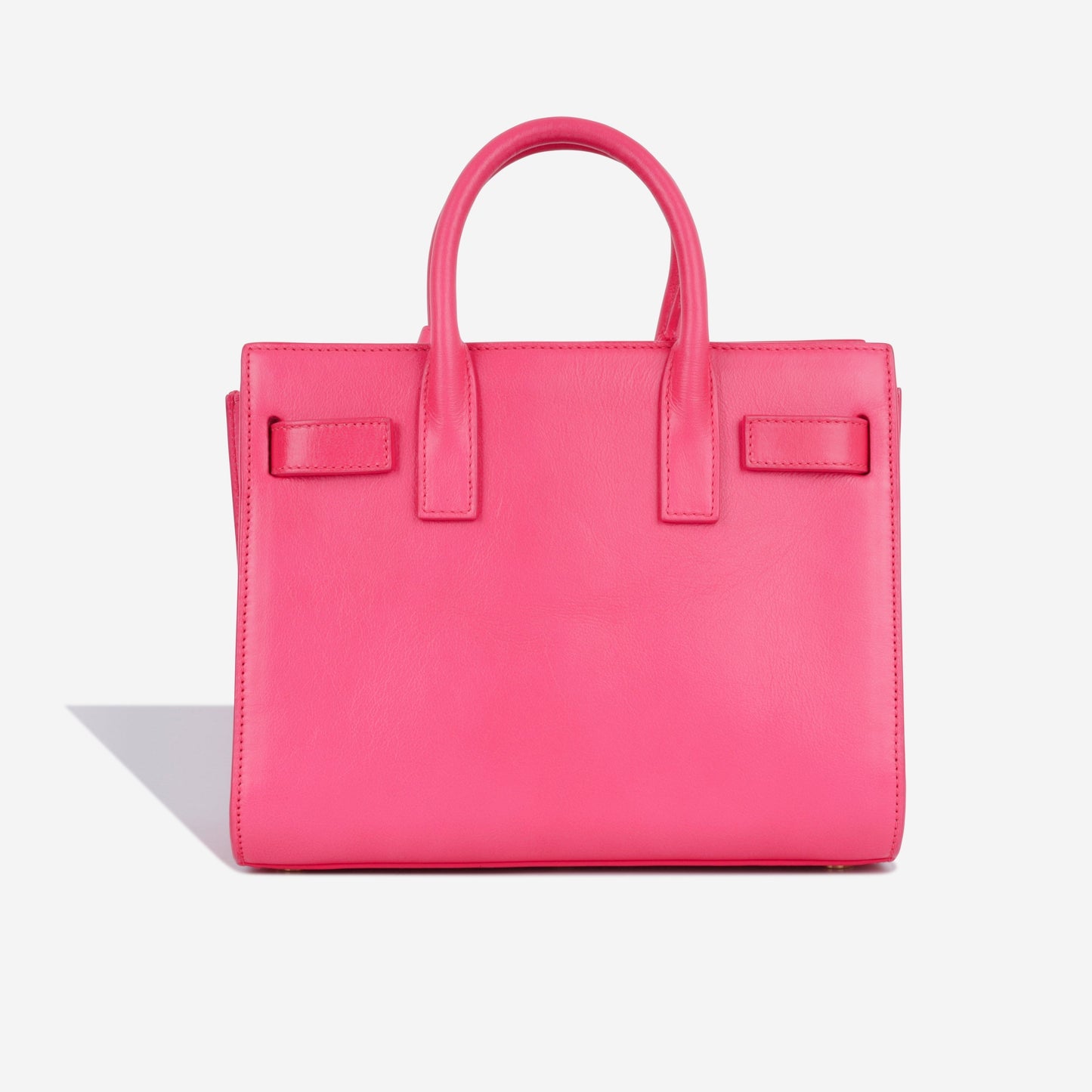 Saint Laurent Sac De Jour Calfskin Red Handbag