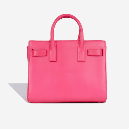 Saint Laurent Sac De Jour Calfskin Red Handbag