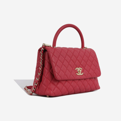 Chanel Coco Handle Caviar Black Shoulder Bag Caviar
