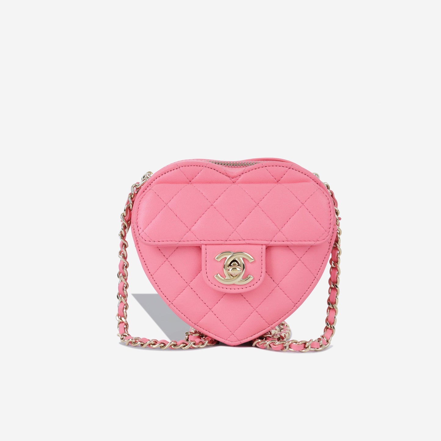 Chanel Luxury Lambskin Gold Handbag Style 15