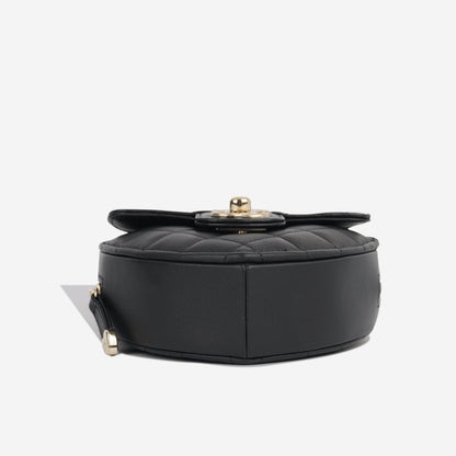 Chanel Small Heart Bag - Black