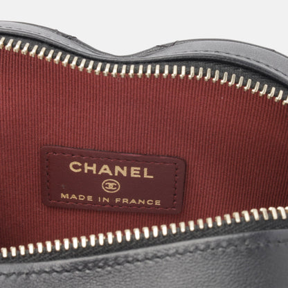Chanel Luxury Lambskin Black Handbag Style 14
