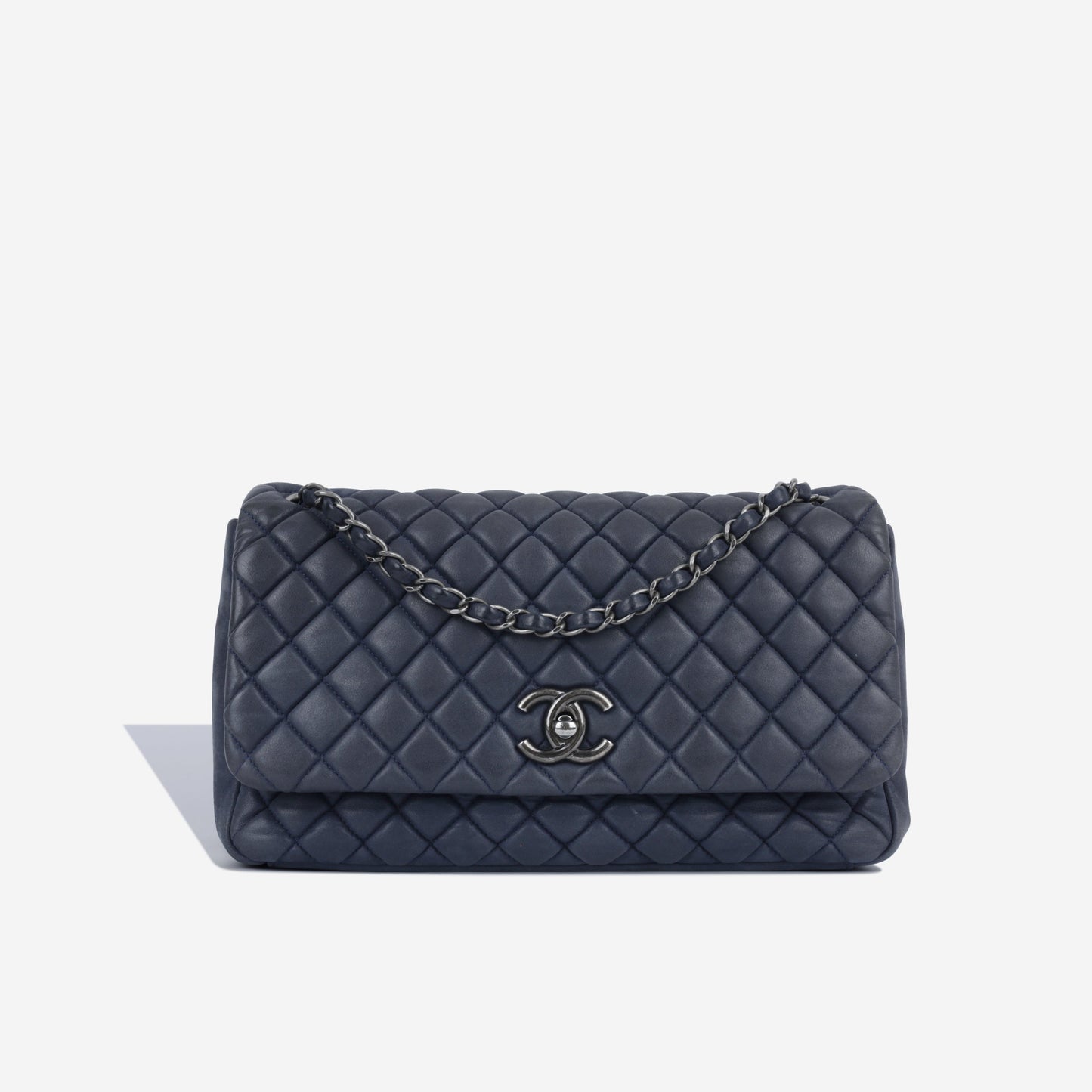 Chanel Classic Flap Lambskin Red Shoulder Bag Lambskin