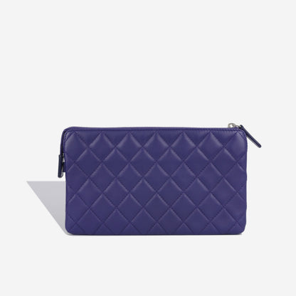 Chanel Lambskin Silver Handbag Style 2