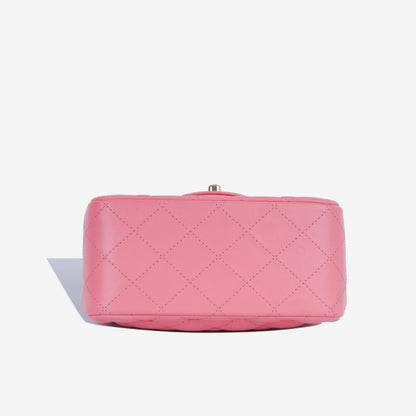 Chanel Classic Flap Lambskin Black Shoulder Bag Style 214