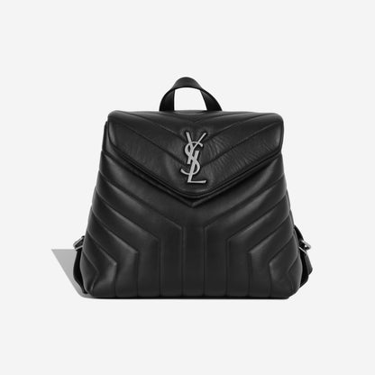 Saint Laurent Loulou Calfskin Black Shoulder Bag Style 7