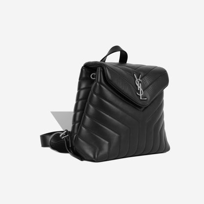 Saint Laurent Loulou Calfskin Black Shoulder Bag Style 7