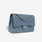Chanel Classic Flap Lambskin Silver Shoulder Bag Style 7