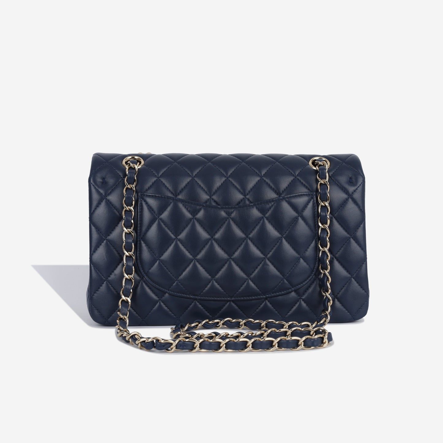 Chanel Classic Flap Lambskin Black Shoulder Bag Style 102