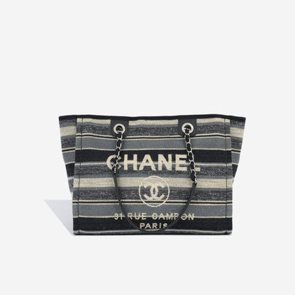 Chanel Deauville Canvas Gold Tote Bag Style 2
