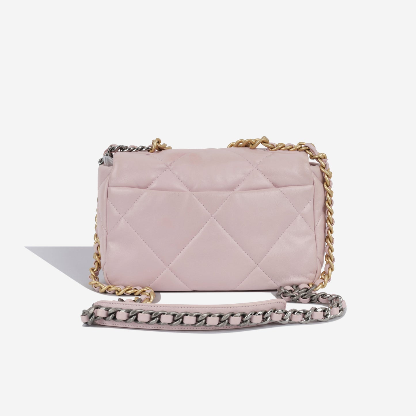 Chanel Chanel 19 Leather Gold Shoulder Bag Leather