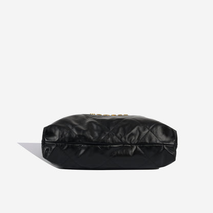 Chanel Chanel 22 Calfskin Black Tote Bag Calfskin