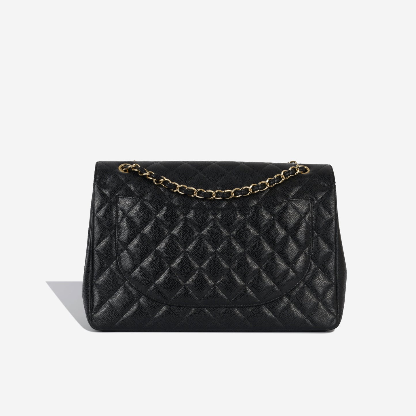 Chanel Classic Flap Caviar Black Shoulder Bag Style 142