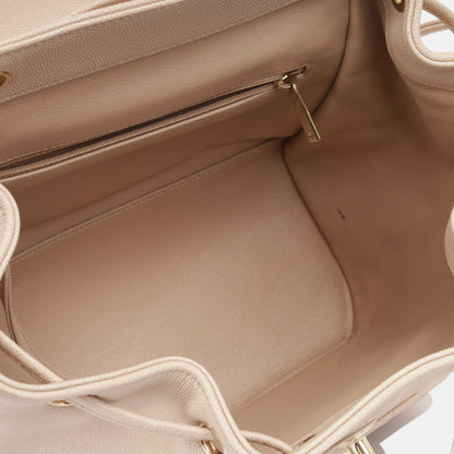 Chanel Business Affinity Caviar Gold Backpack