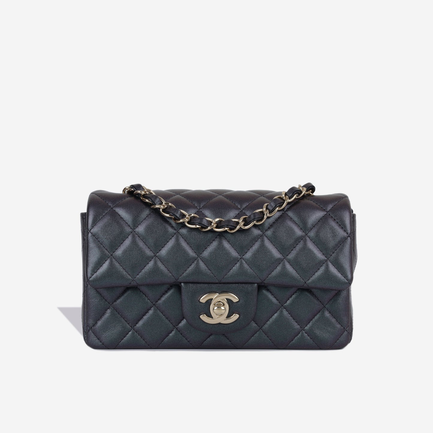 Chanel Classic Flap Calfskin Black Shoulder Bag Style 22