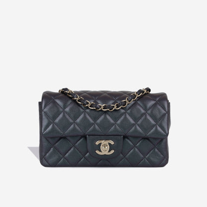 Chanel Classic Flap Calfskin Black Shoulder Bag Style 22