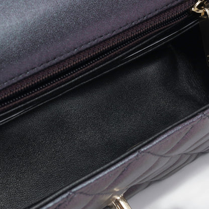 Chanel Classic Flap Calfskin Black Shoulder Bag Style 22