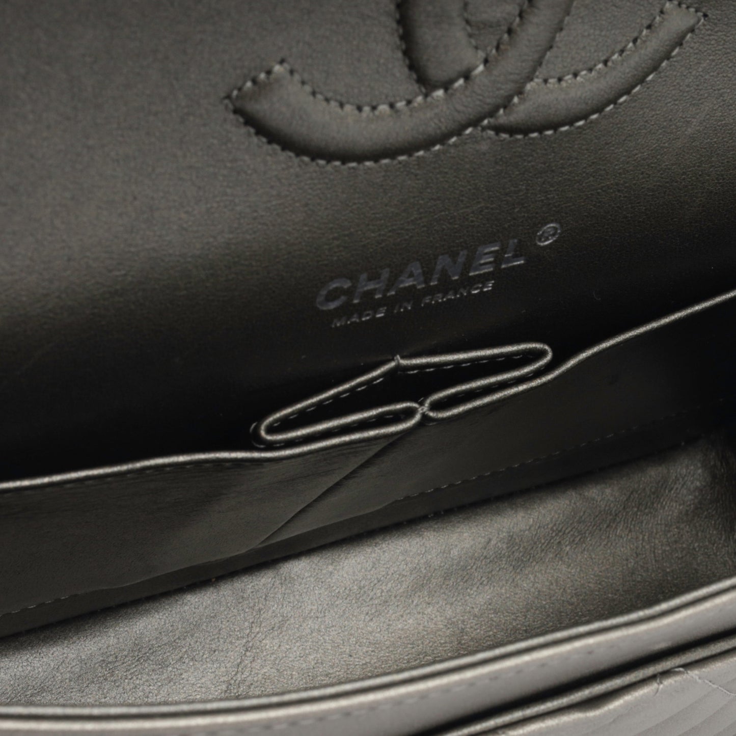 Chanel Classic Flap Lambskin Black Shoulder Bag Style 98