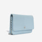 Chanel Wallet On Chain Lambskin Silver Crossbody Lambskin