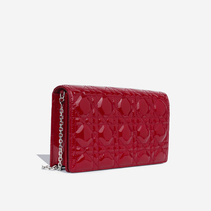 Dior Lady Dior Lou Chain Leather Crossbody Bag