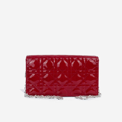 Dior Lady Dior Lou Chain Leather Crossbody Bag