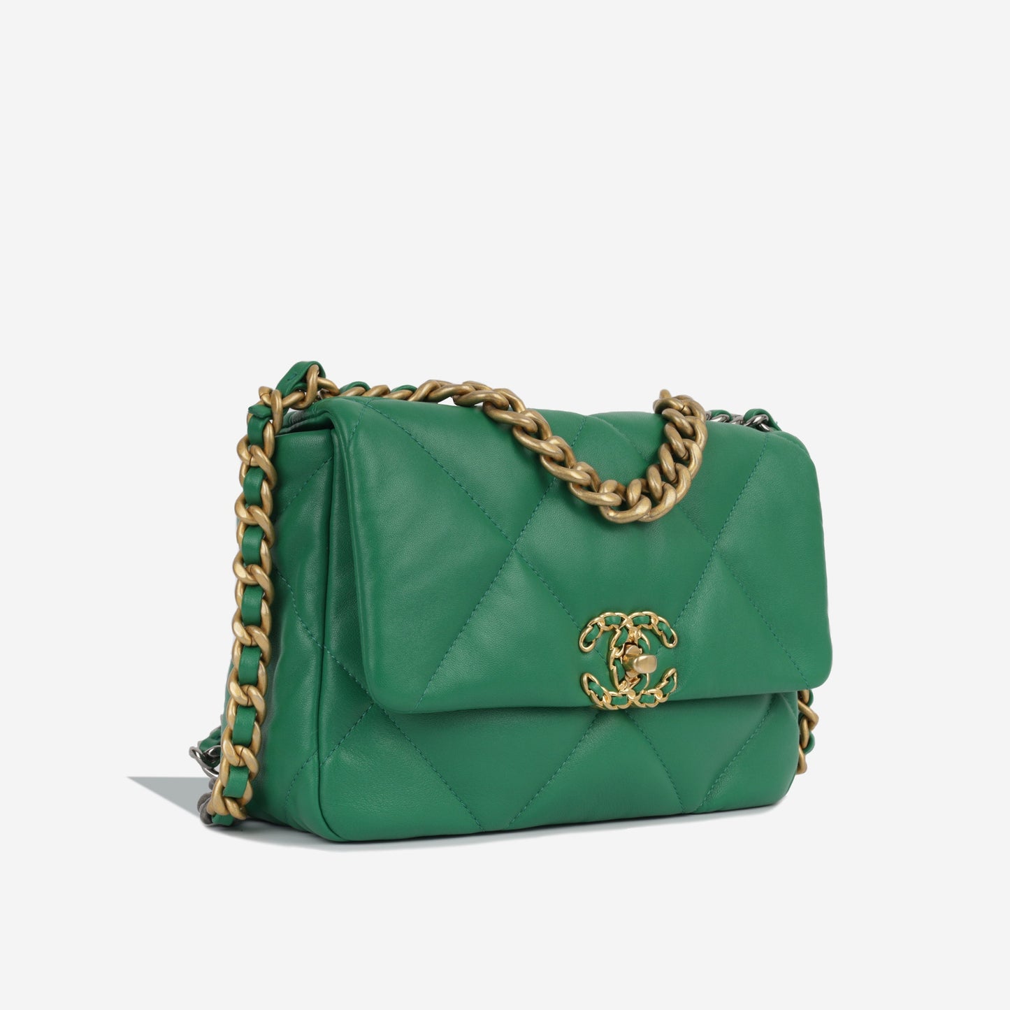 Chanel Chanel 19 Lambskin Gold Shoulder Bag Style 9
