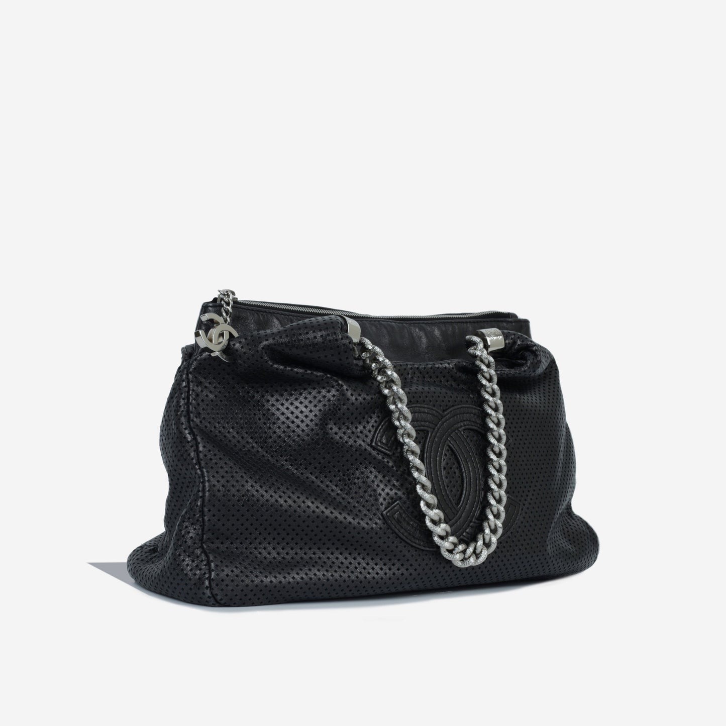 Chanel Luxury Leather Black Tote Bag Leather