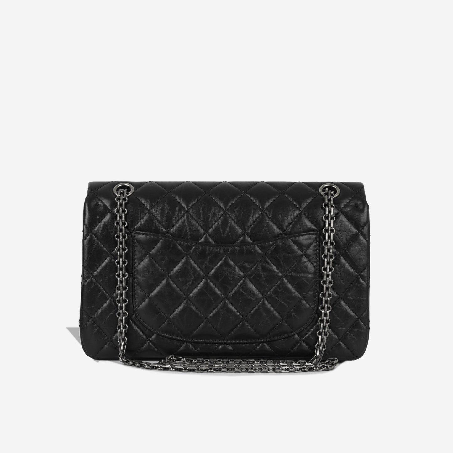 Chanel Classic Flap Calfskin Black Shoulder Bag Calfskin