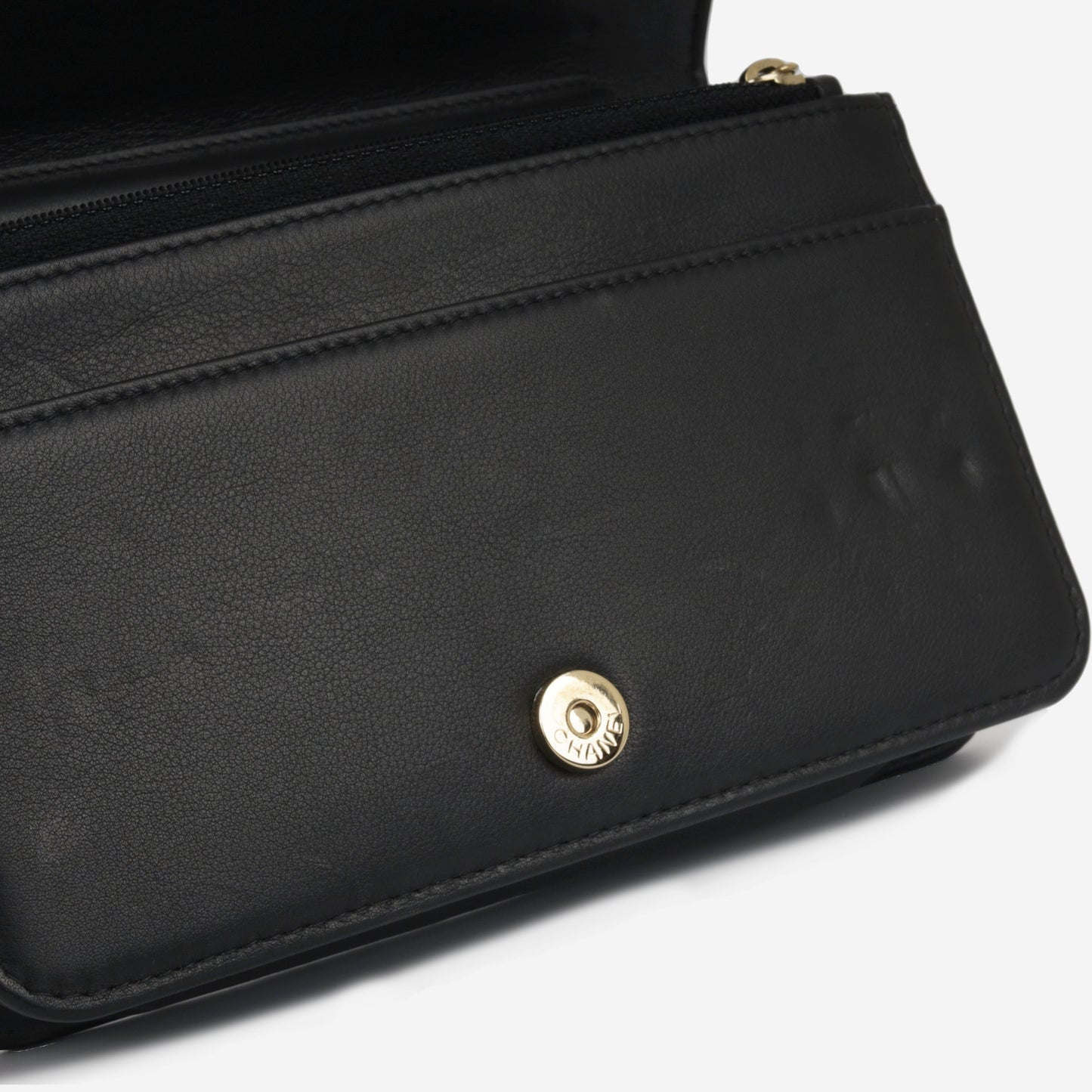 Chanel Boy Bag Lambskin Black Crossbody Style 4