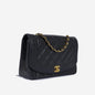 Chanel Classic Flap Lambskin Black Shoulder Bag Style 299