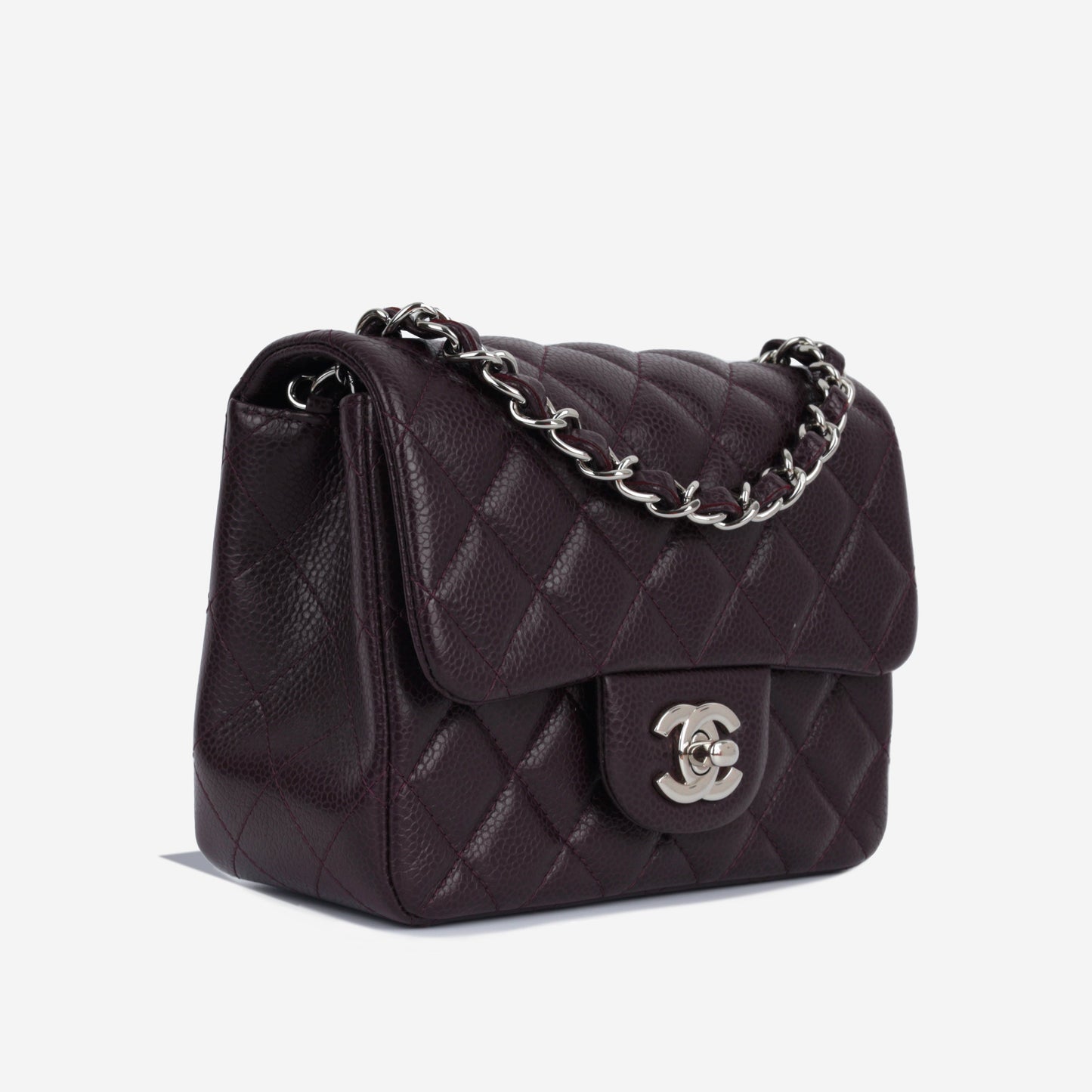 Chanel Classic Flap Lambskin Black Shoulder Bag Style 211