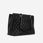 Chanel Shopping Tote Caviar Black Tote Bag Style 10