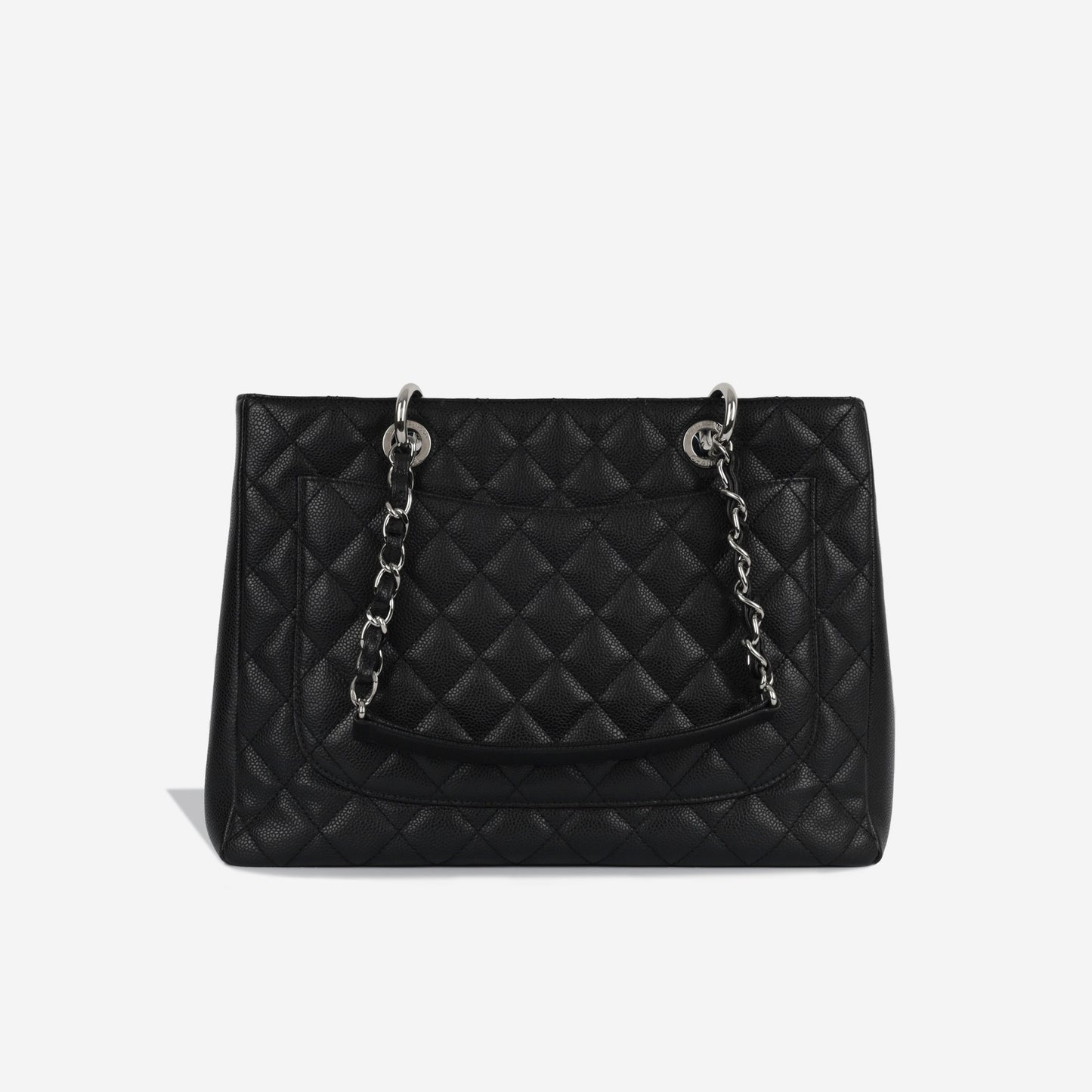 Chanel Shopping Tote Caviar Black Tote Bag Style 10