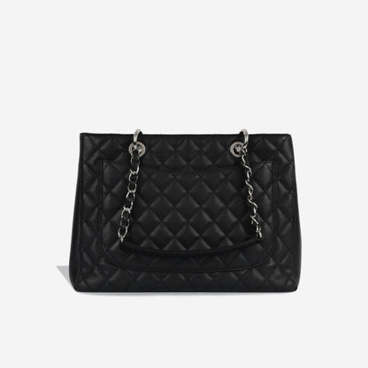Chanel Shopping Tote Caviar Black Tote Bag Style 10