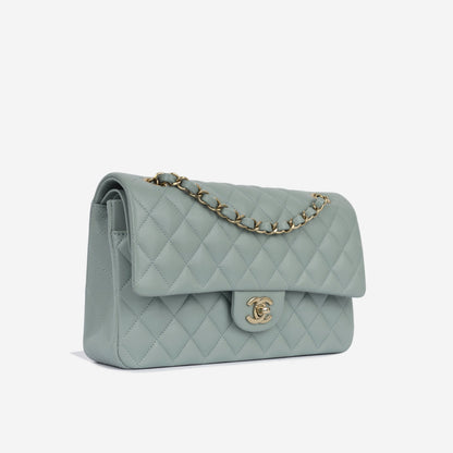 Chanel Classic Flap Caviar Gold Shoulder Bag Style 20