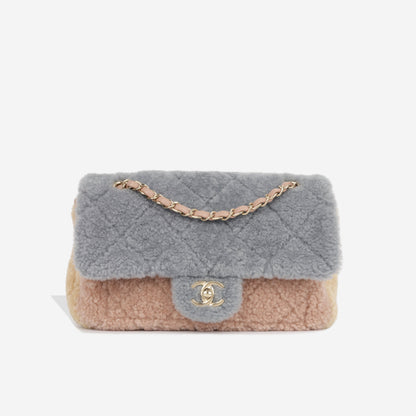 Chanel Classic Flap Quilted Gold Shoulder Bag