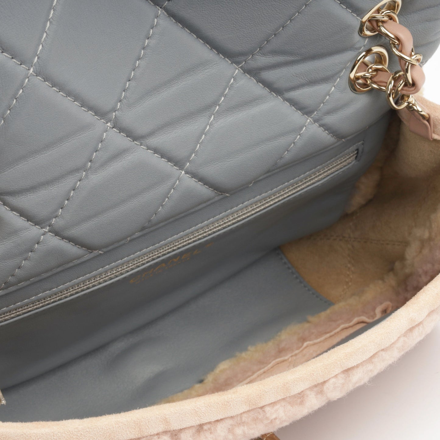 Chanel Classic Flap Quilted Gold Shoulder Bag