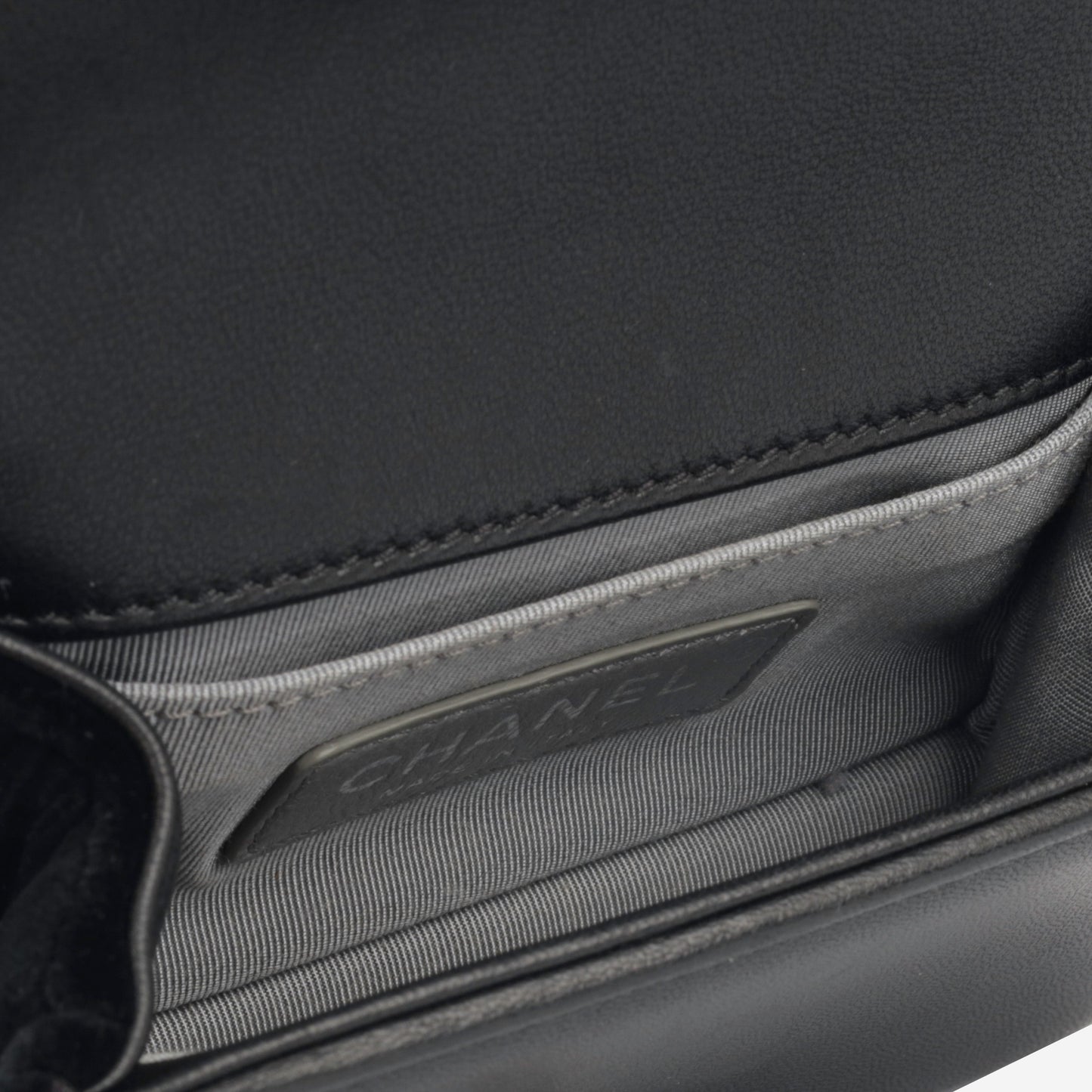 Chanel Boy Bag Leather Black Shoulder Bag
